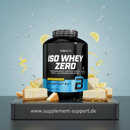 BioTech USA Iso Whey Zero Protein Pulver 1816g