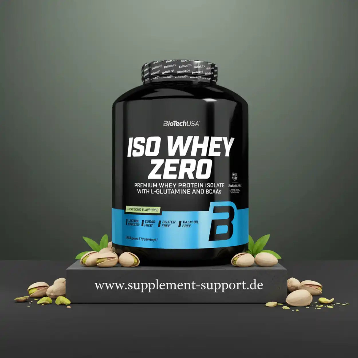 BioTech USA Iso Whey Zero Protein Pulver 1816g