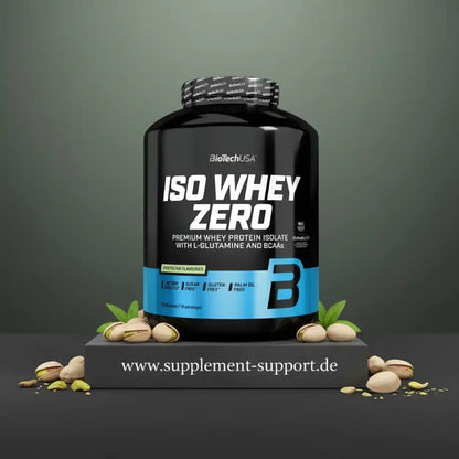 BioTech USA Iso Whey Zero Protein Pulver 1816g