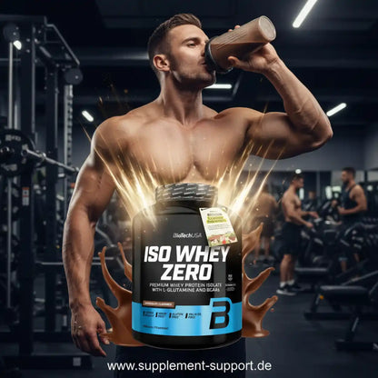 BioTech USA Iso Whey Zero Protein Pulver 1816g