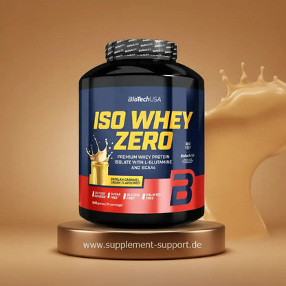 BioTech USA Iso Whey Zero Protein Pulver 1816g
