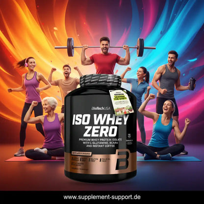 BioTech USA Iso Whey Zero Protein Pulver 1816g
