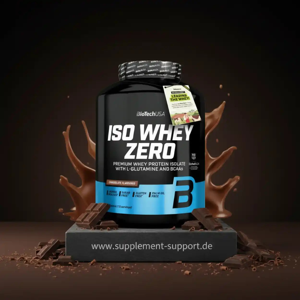 BioTech USA Iso Whey Zero Protein Pulver 1816g
