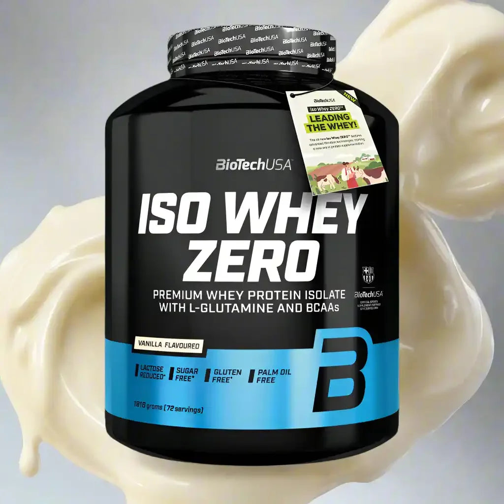 BioTech USA Iso Whey Zero Protein Pulver 1816g - Supplement Support