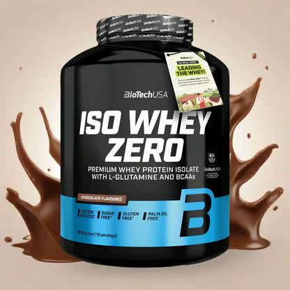 BioTech USA Iso Whey Zero Protein Pulver 1816g - Supplement Support
