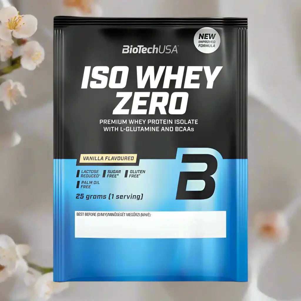 BioTech USA Iso Whey Zero Protein Pulver 25g Probe - Supplement Support