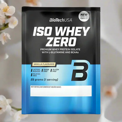 BioTech USA Iso Whey Zero Protein Pulver 25g Probe - Supplement Support