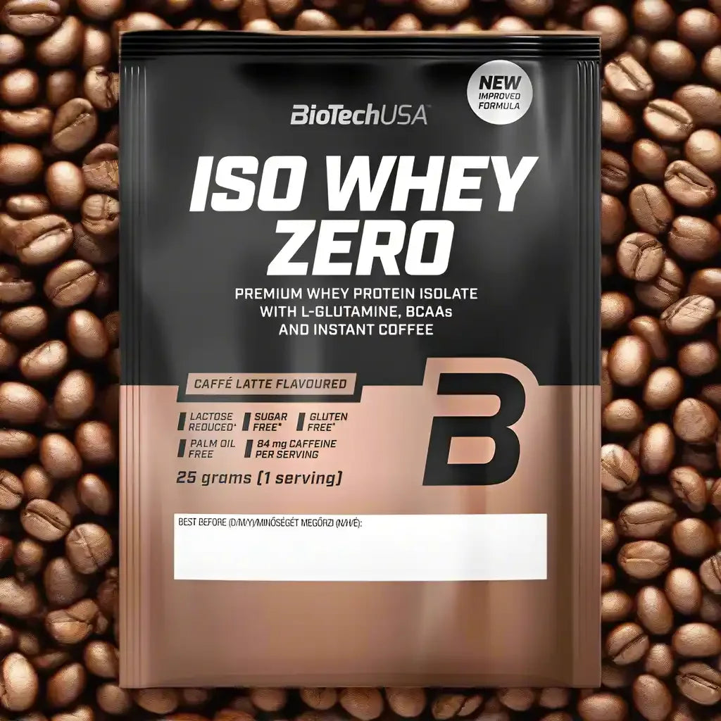 BioTech USA Iso Whey Zero Protein Pulver 25g Probe - Supplement Support