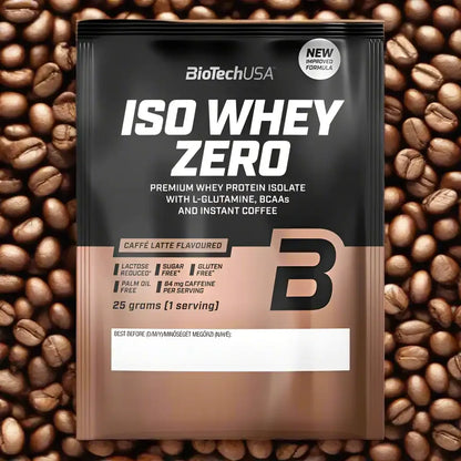 BioTech USA Iso Whey Zero Protein Pulver 25g Probe - Supplement Support