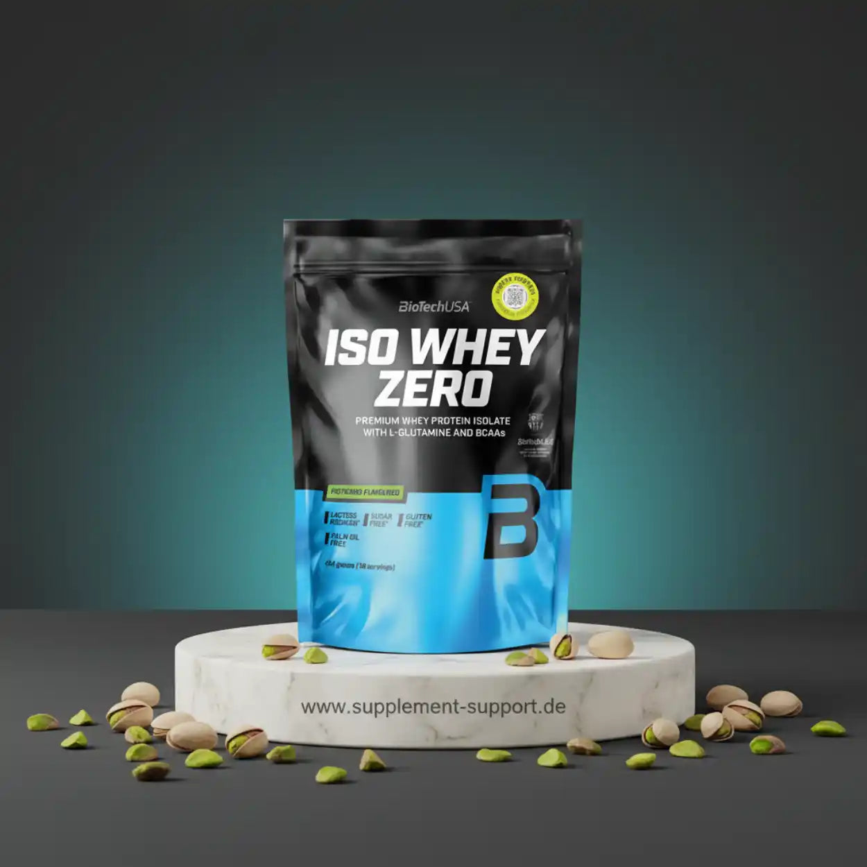 BioTech USA Iso Whey Zero Protein Pulver 454g