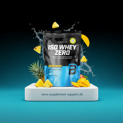 BioTech USA Iso Whey Zero Protein Pulver 454g