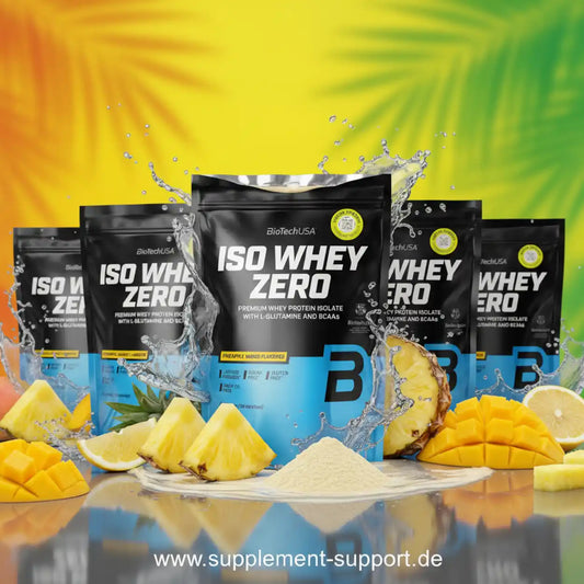 BioTech USA Iso Whey Zero Protein Pulver 454g