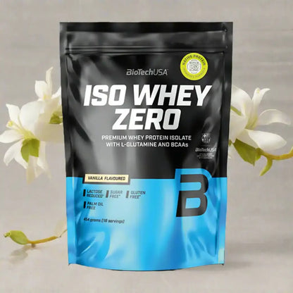 BioTech USA Iso Whey Zero Protein Pulver 454g - Supplement Support