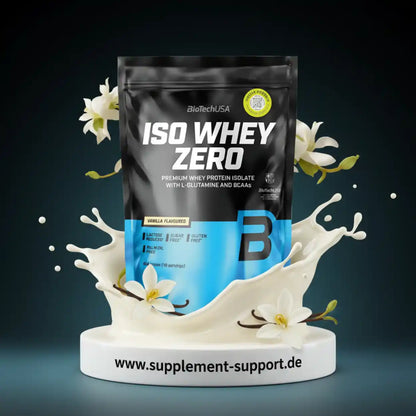 BioTech USA Iso Whey Zero Protein Pulver 454g