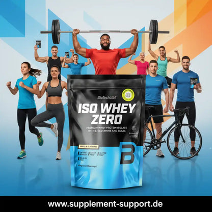 BioTech USA Iso Whey Zero Protein Pulver 454g