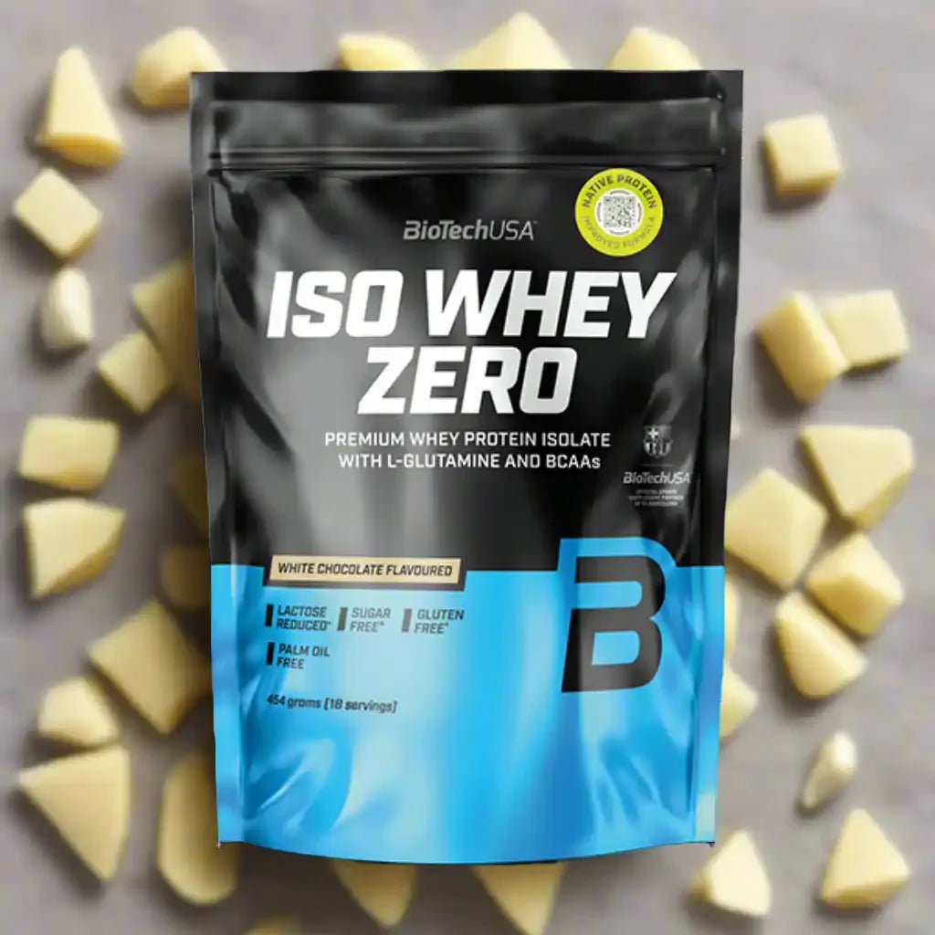 BioTech USA Iso Whey Zero Protein Pulver 454g - Supplement Support