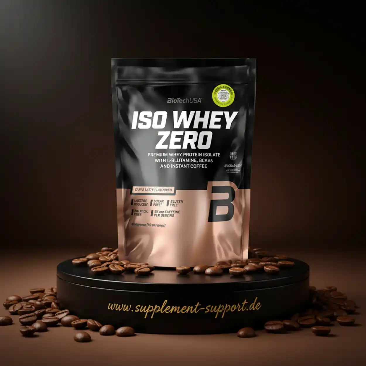 BioTech USA Iso Whey Zero Protein Pulver 454g