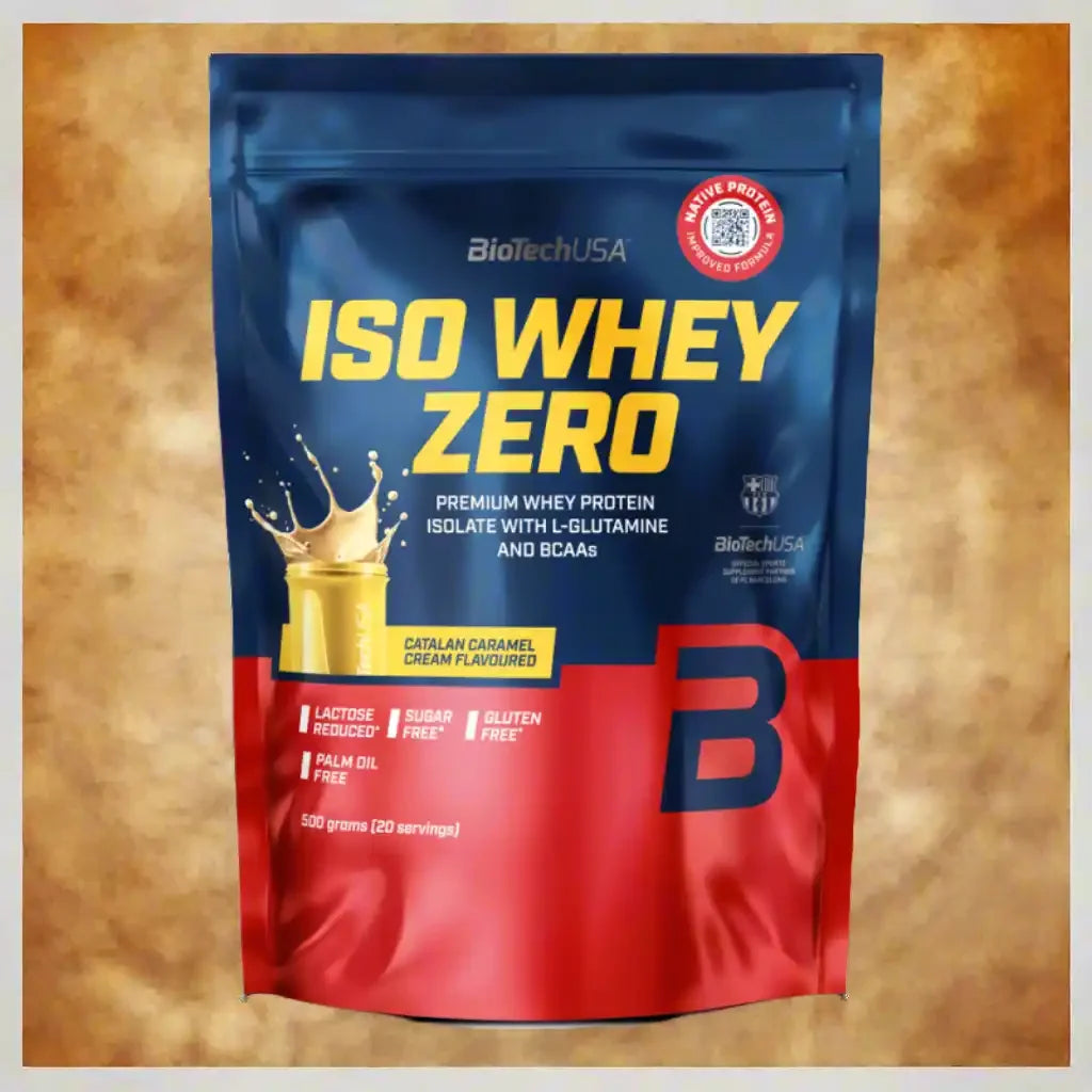 BioTech USA Iso Whey Zero Protein Pulver 454g - Supplement Support
