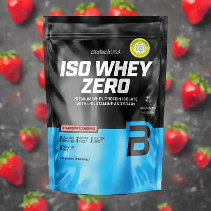 BioTech USA Iso Whey Zero Protein Pulver 454g - Supplement Support