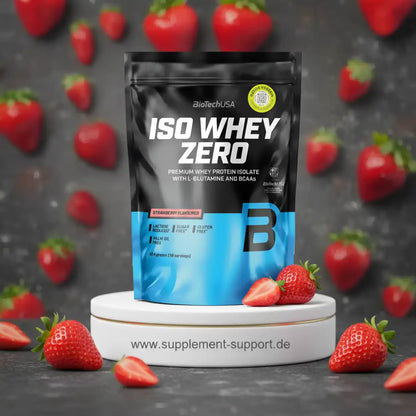 BioTech USA Iso Whey Zero Protein Pulver 454g