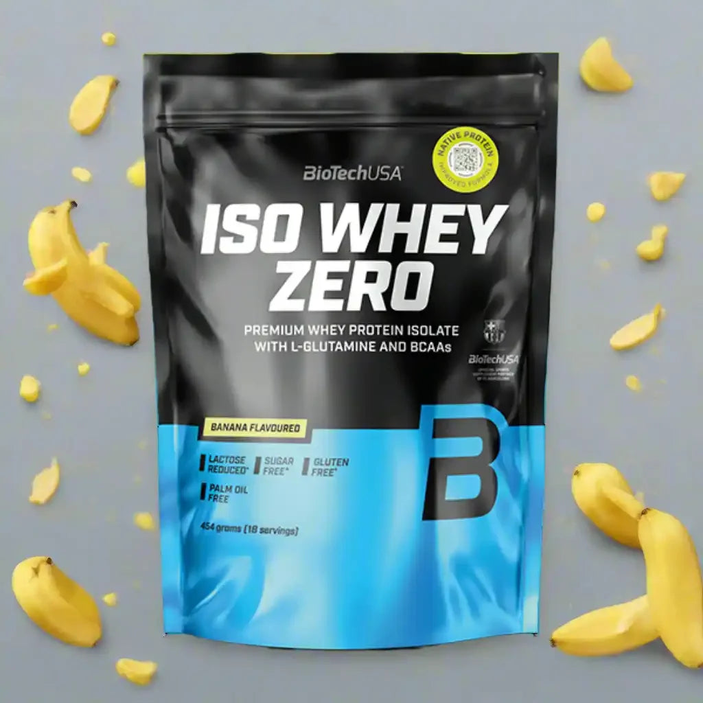 BioTech USA Iso Whey Zero Protein Pulver 454g - Supplement Support