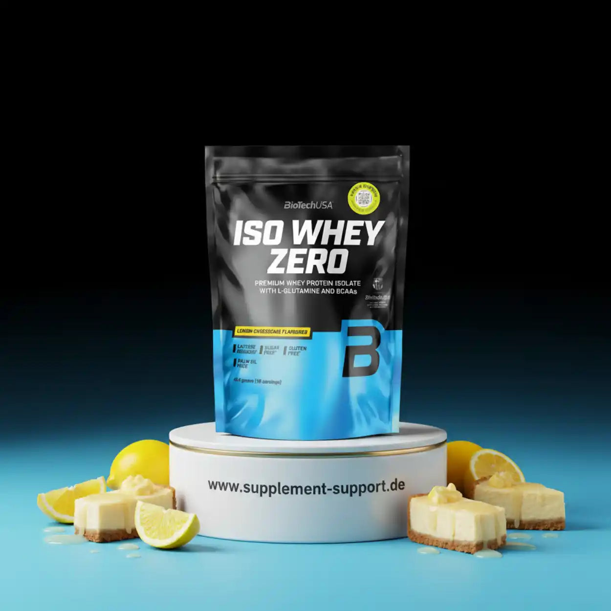 BioTech USA Iso Whey Zero Protein Pulver 454g