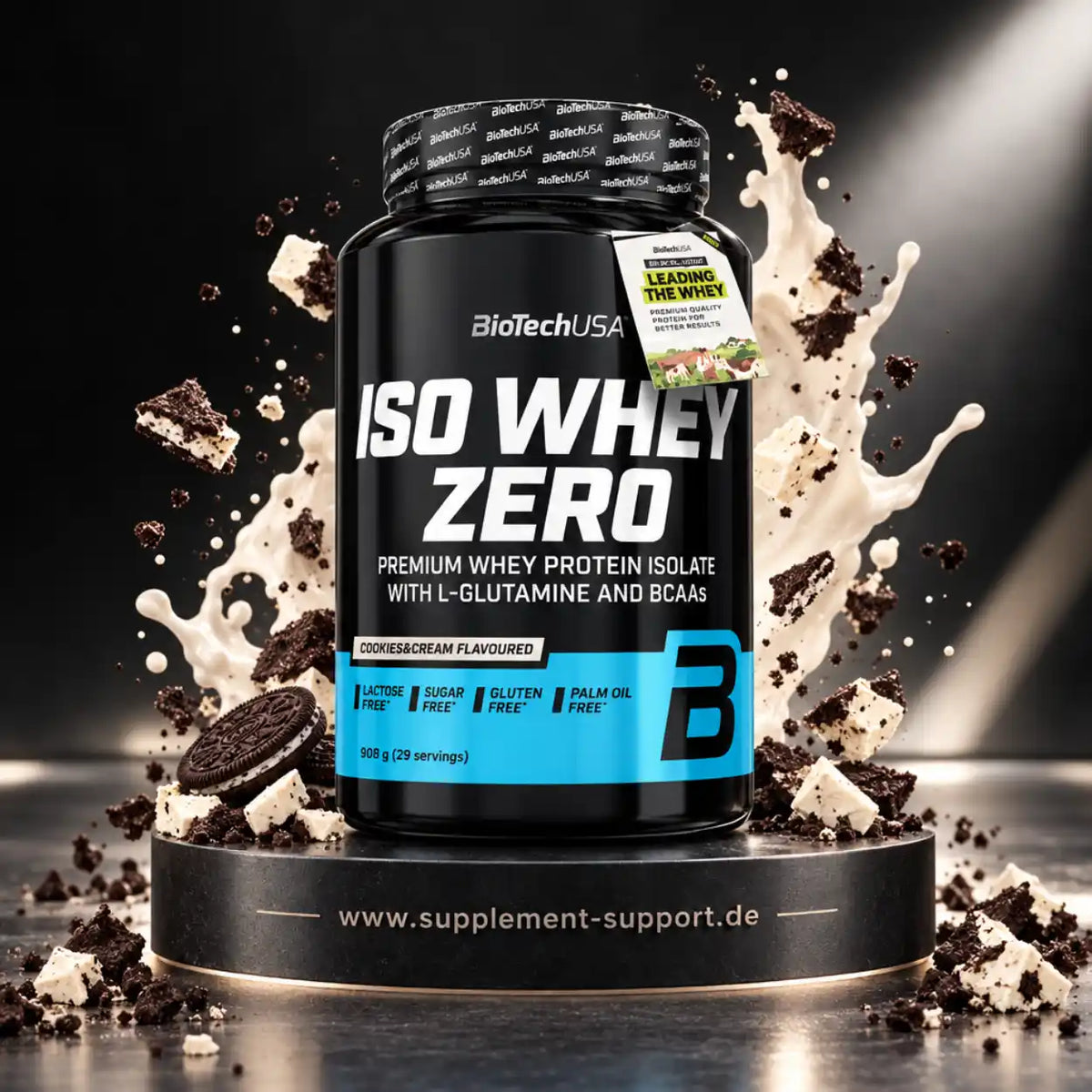 Iso Whey Zero Protein Powder 908g