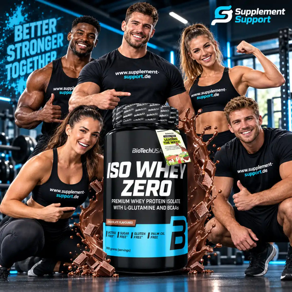 Iso Whey Zero Protein Powder 908g