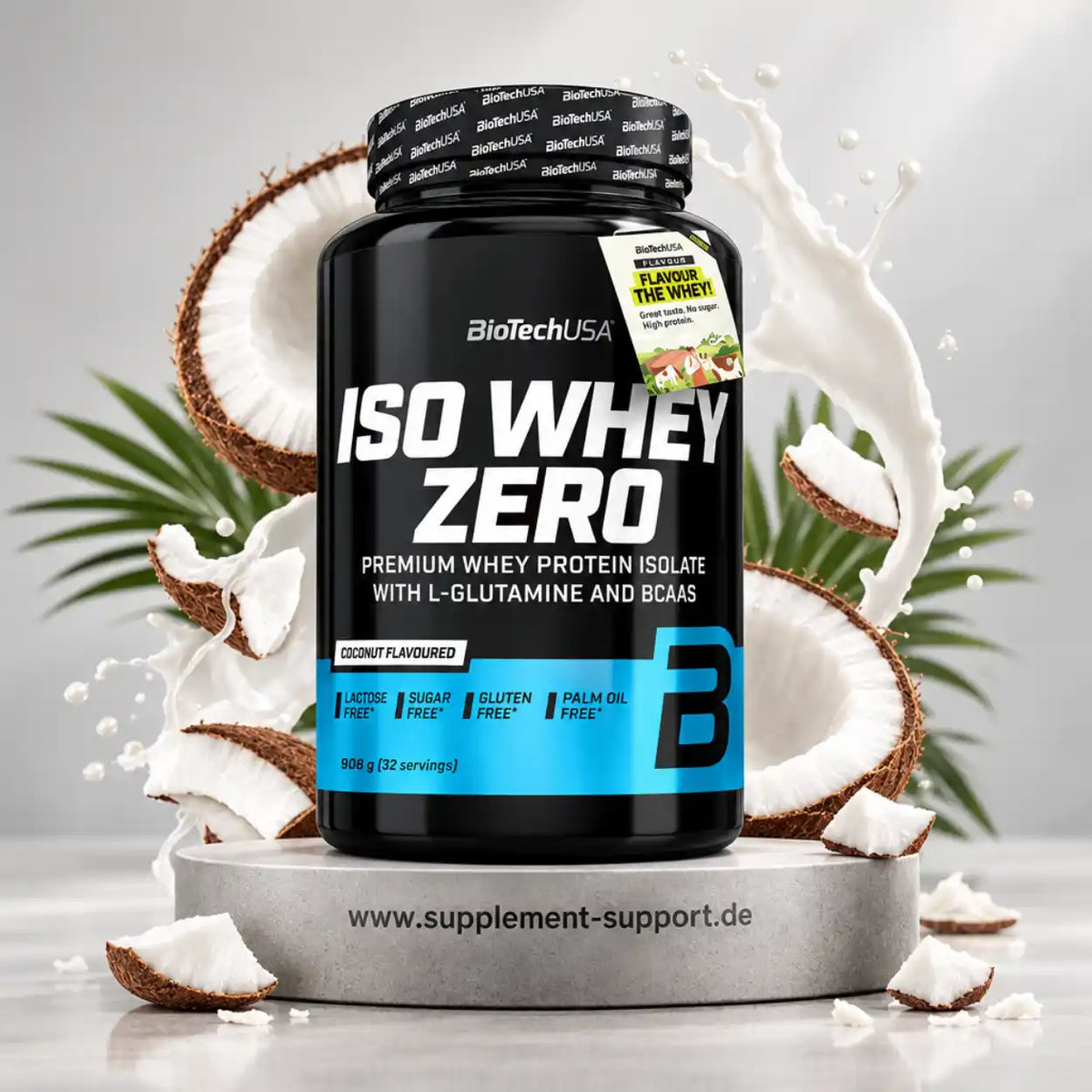 Iso Whey Zero Protein Powder 908g
