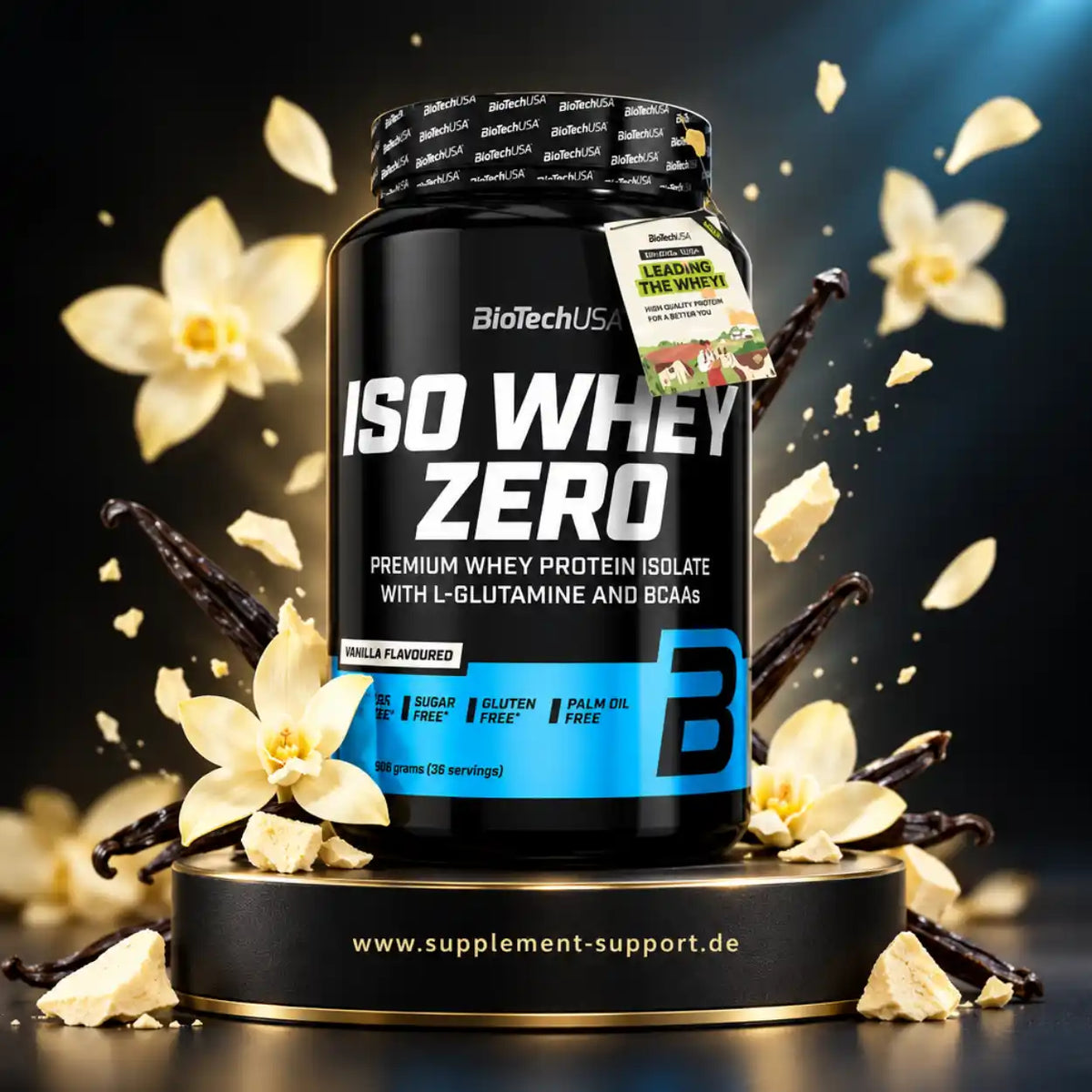 Iso Whey Zero Protein Powder 908g