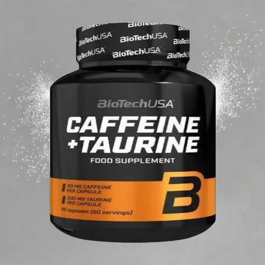BioTech USA Koffein + Taurin 60 Kapseln - Supplement Support