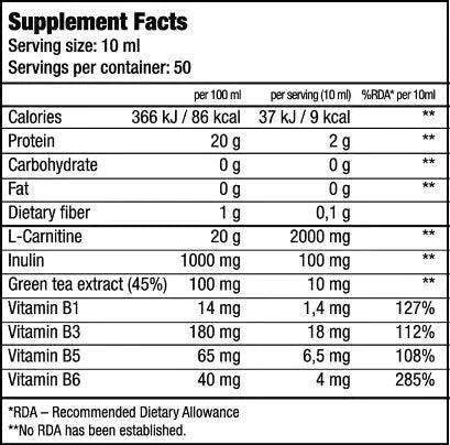 BioTech USA L-Carnitin Liquid 100.000 - Supplement Support