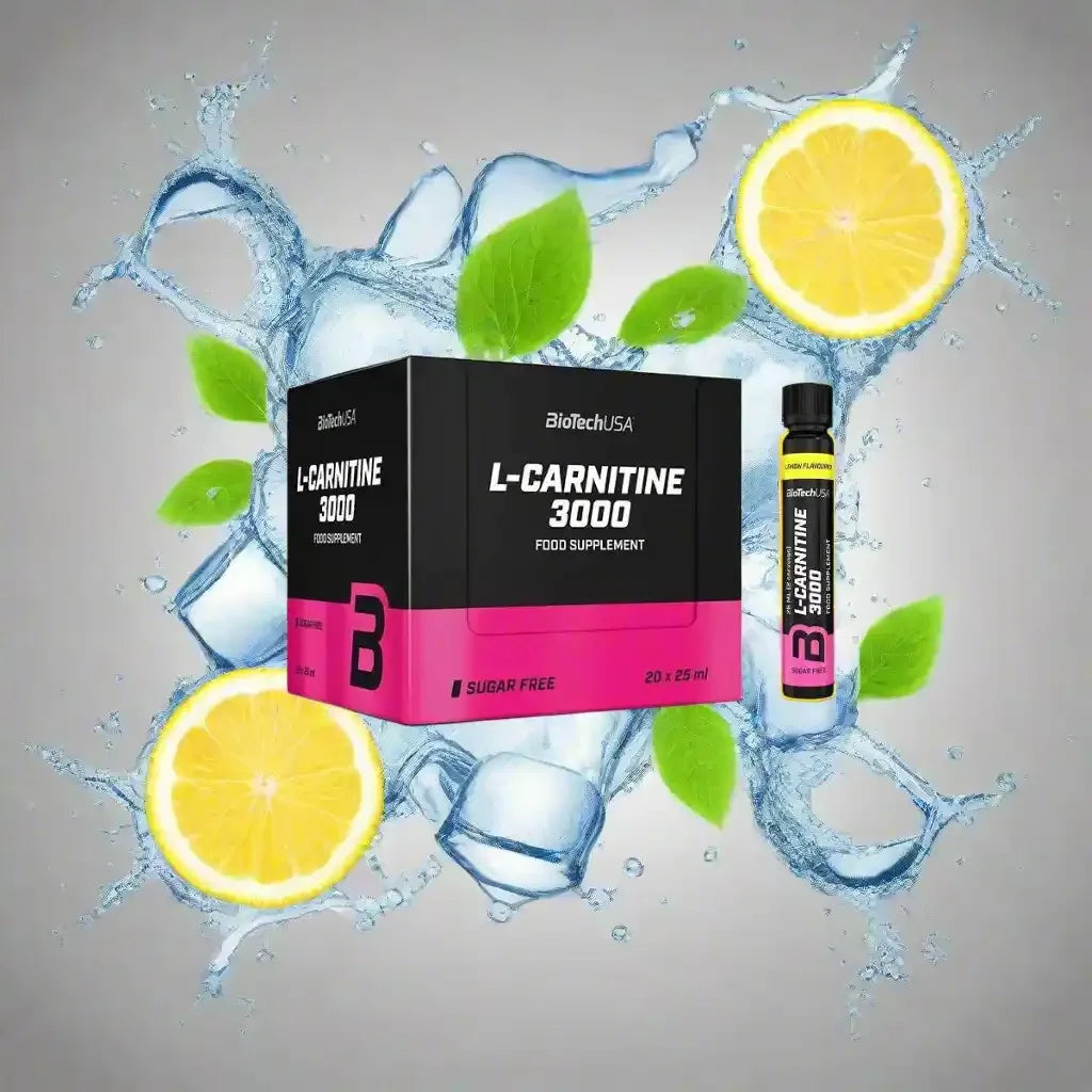 BioTech USA L-Carnitine Shot 3000mg 20x25ml - Supplement Support