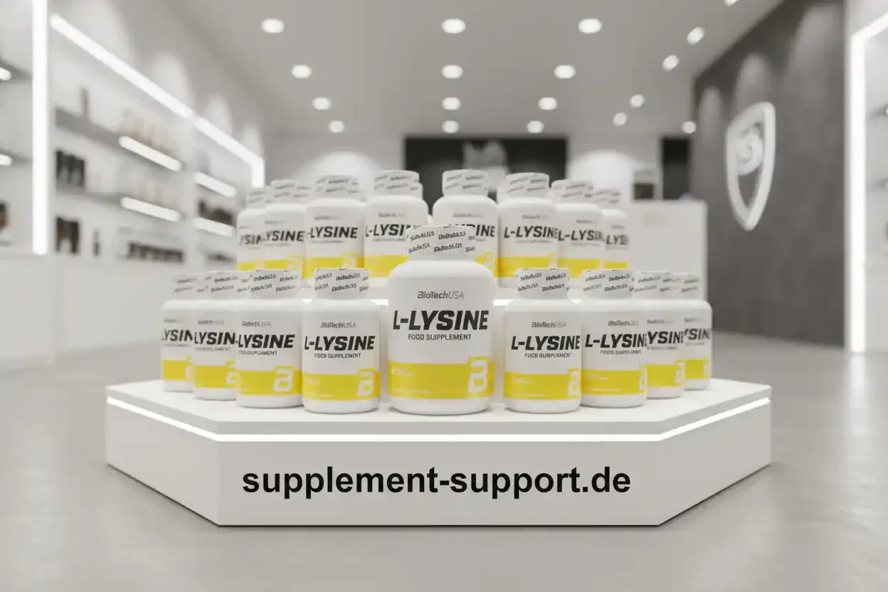 BioTech USA L-Lysine Kapseln 90stk - Supplement Support