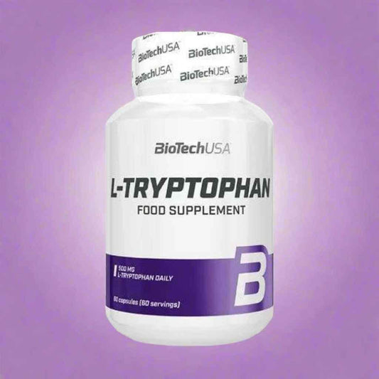 BioTech USA L-Tryptophan 60x500mg - Supplement Support