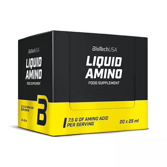 BioTech USA Liquid Amino - 20 x 25 ml - Supplement Support