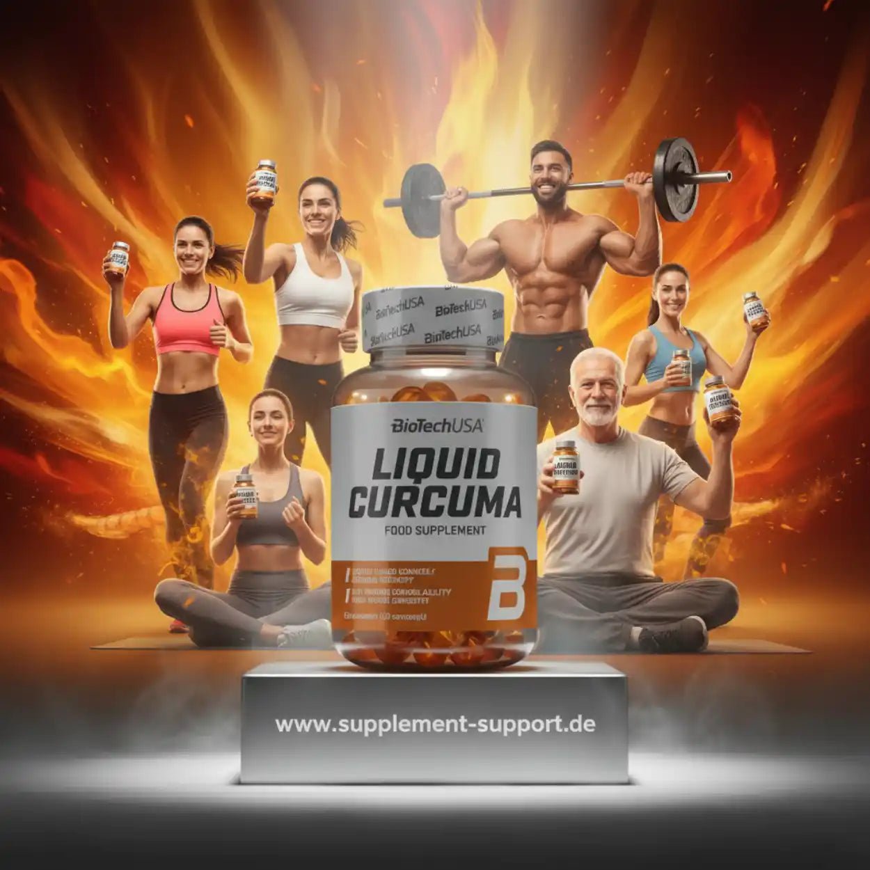 Curcuma liquide BioTech USA 30 capsules