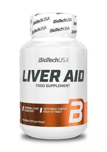 BioTech USA Liver Aid Leber Support 60Tab. - Supplement Support