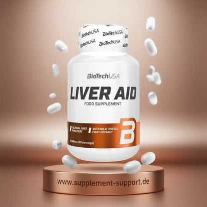 BioTech USA Liver Aid Soutien du foie 60 comprimés.