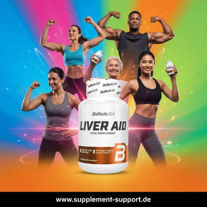 BioTech USA Liver Aid Soutien du foie 60 comprimés.