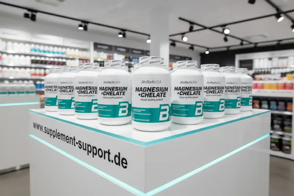 BioTech USA Magnesium + Chelate 60 Kapseln - Supplement Support