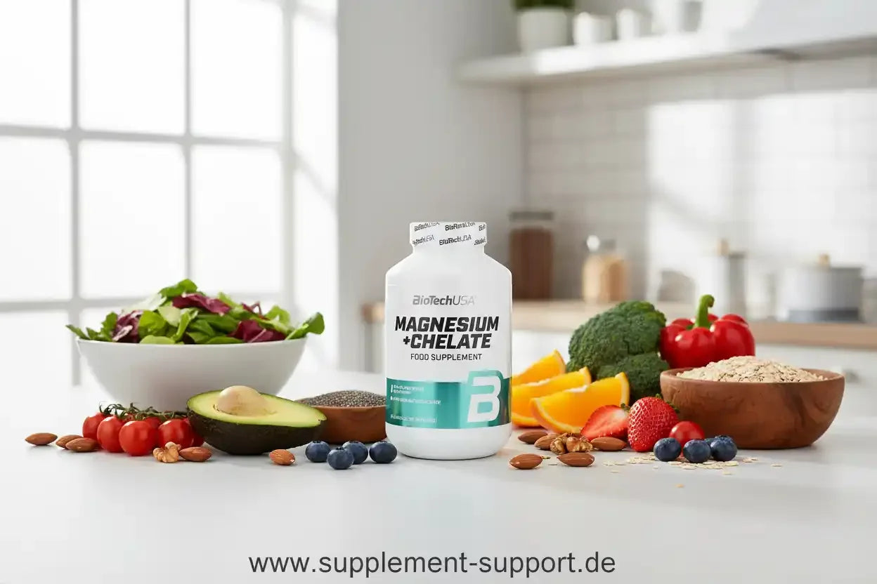 BioTech USA Magnesium + Chelate 60 Kapseln - Supplement Support
