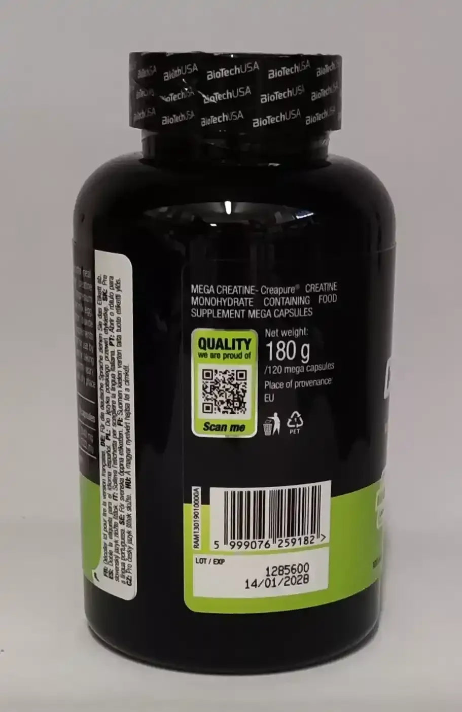 Biotech USA Mega Creatine 120 Megakapseln - Supplement Support