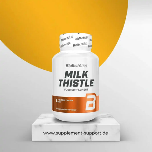 BioTech USA Milk Thistle Leber Support 60 Kapseln