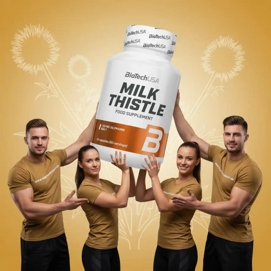 BioTech USA Milk Thistle Leber Support 60 Kapseln