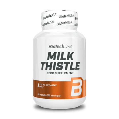 BioTech USA Milk Thistle Leber Support 60 Kapseln - Supplement Support