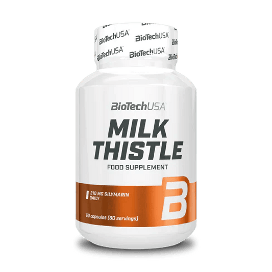 BioTech USA Milk Thistle Leber Support 60 Kapseln - Supplement Support