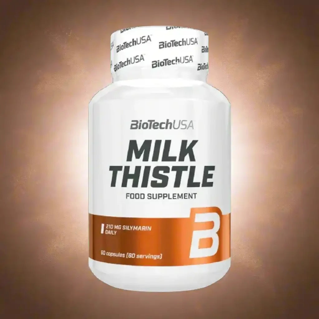 BioTech USA Milk Thistle Leber Support 60 Kapseln - Supplement Support