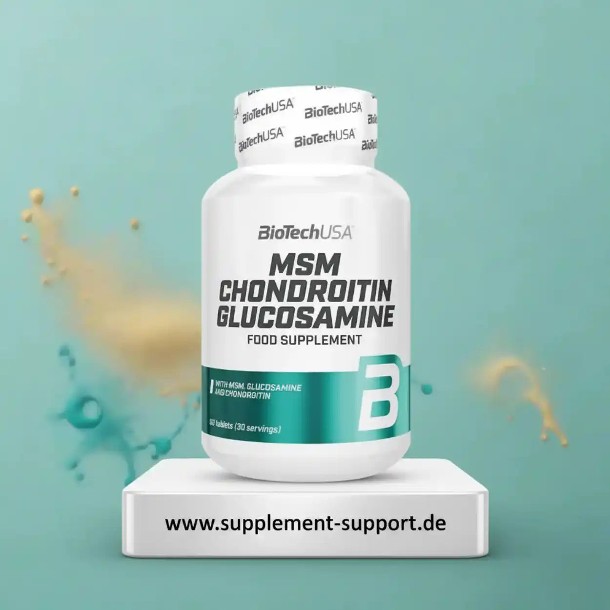 BioTech USA MSM Chondroïtine Glucosamine - 60 comprimés