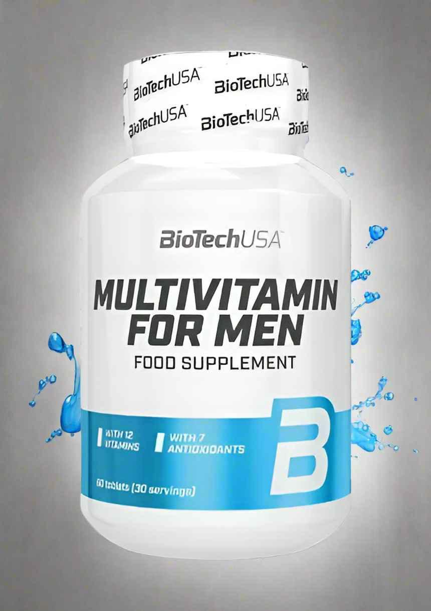 BioTech USA Multivitamin for Men - 60 Caps - Supplement Support